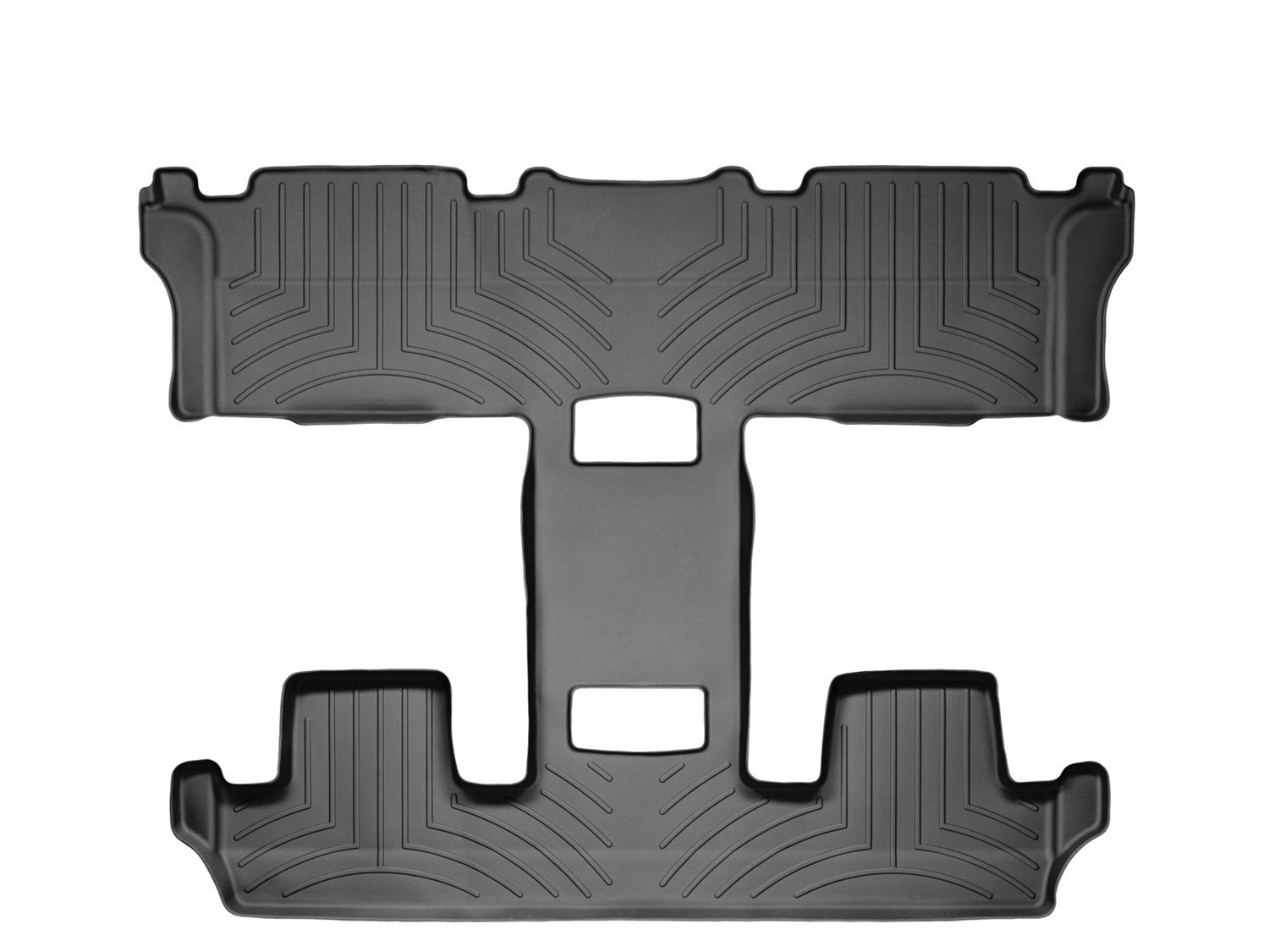 Weathertech 443662 FloorLiner™ DigitalFit®; Black; Rear And Third Row; Weathertech 443662