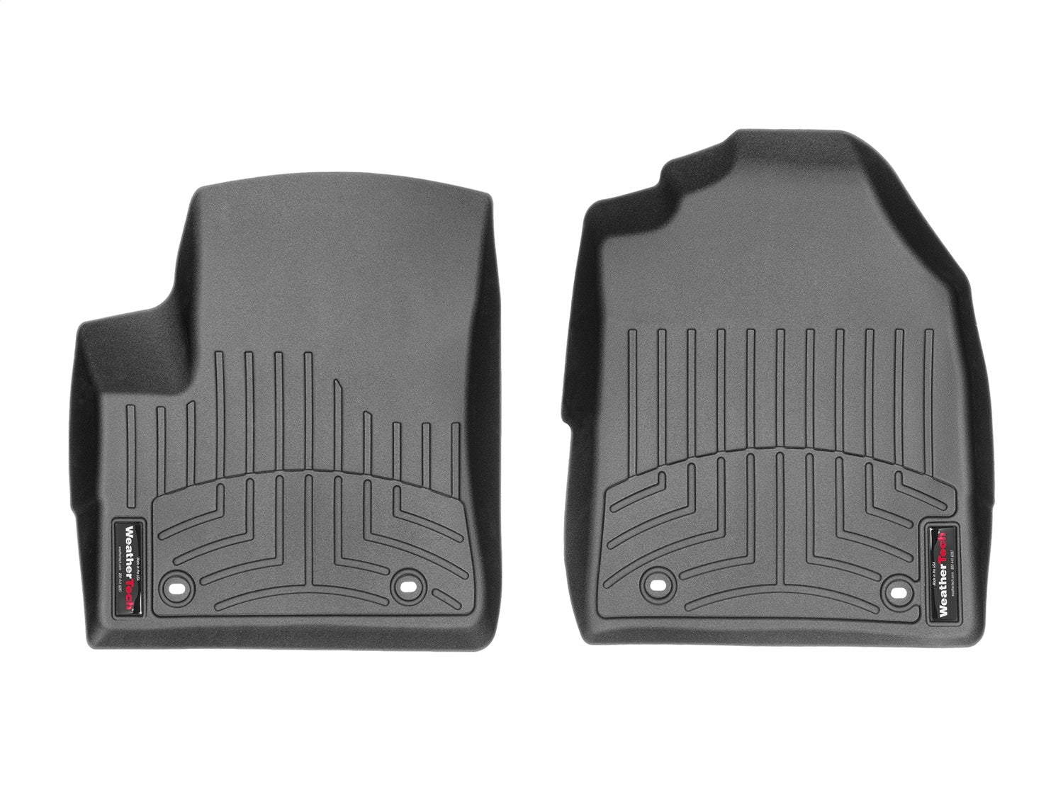 Weathertech 443681 FloorLiner™ DigitalFit®; Black; Front; Weathertech 443681