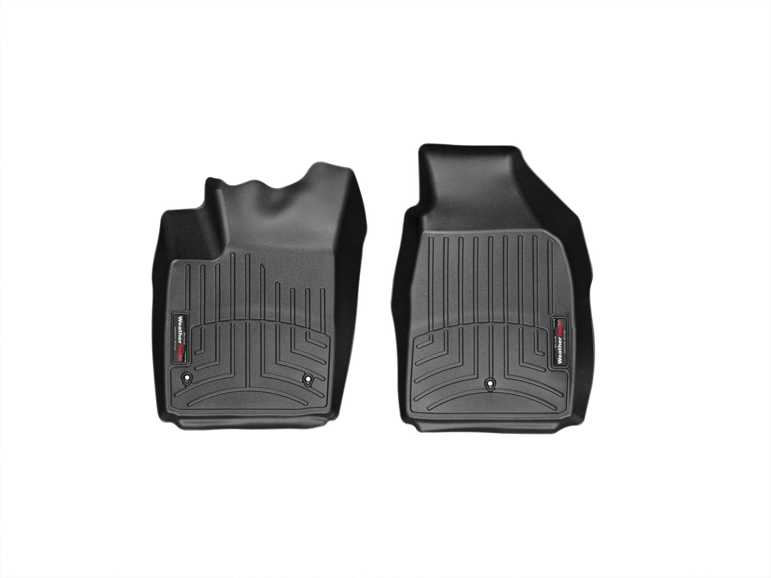 Weathertech 443691 FloorLiner™ DigitalFit®; Black; Front; Weathertech 443691