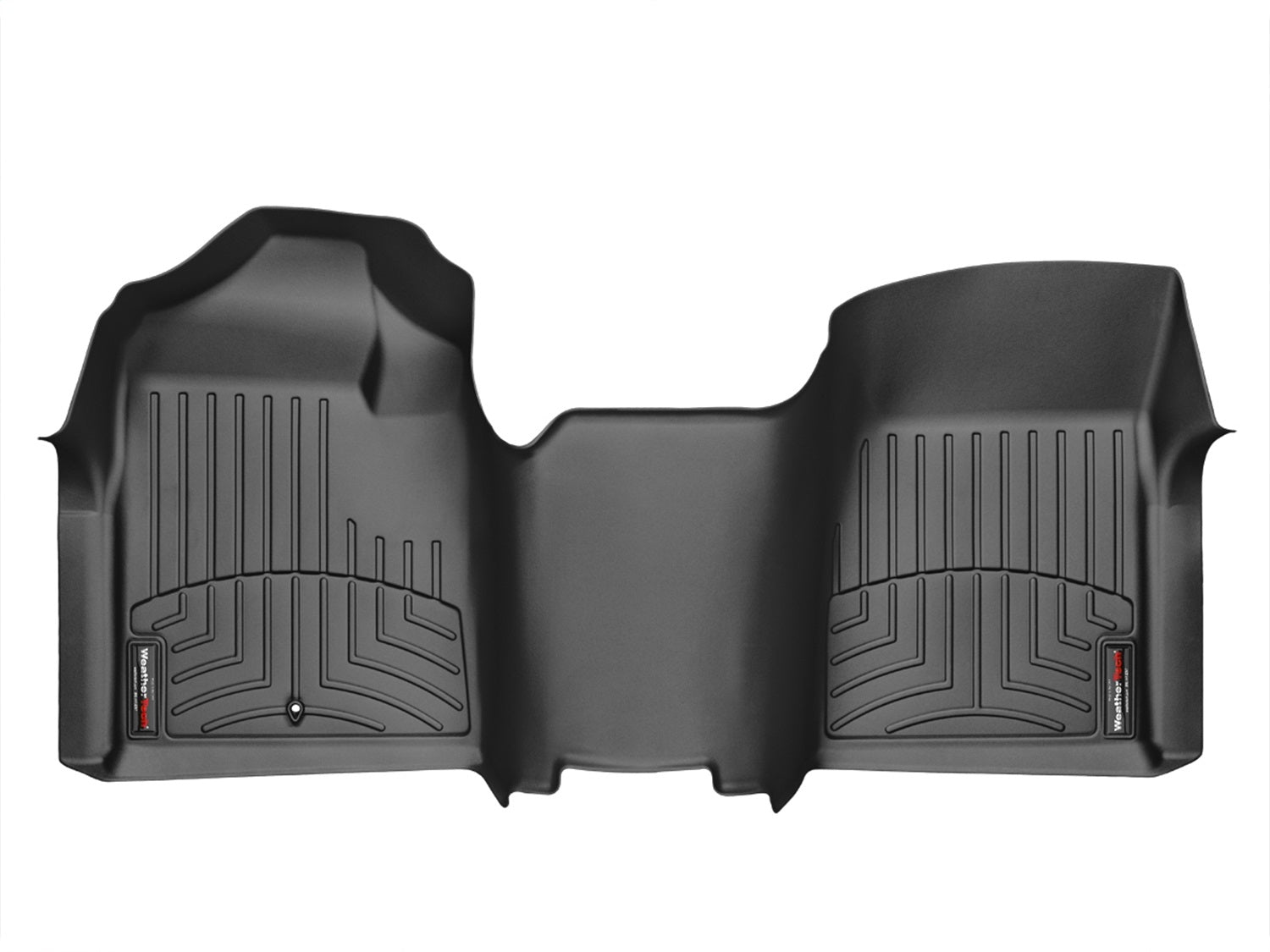Weathertech 443711 FloorLiner™ DigitalFit®; Black; Front; Over The Hump; Weathertech 443711