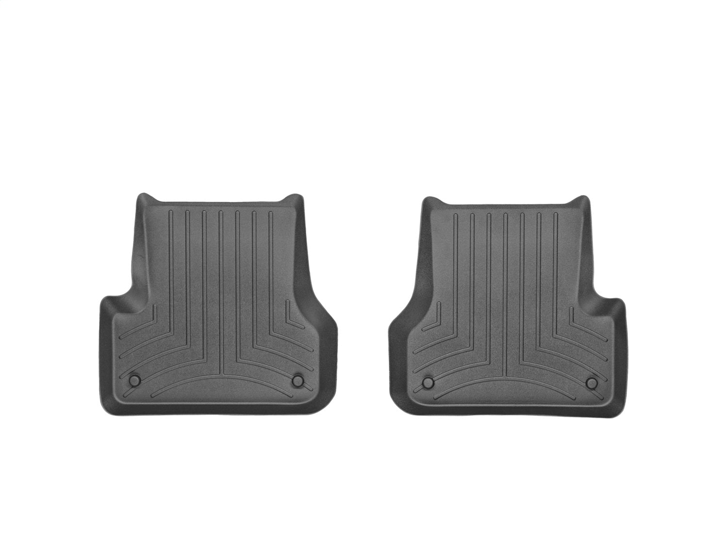 Weathertech 443742 FloorLiner™ DigitalFit®; Black; Rear; 2 Pieces; Weathertech 443742