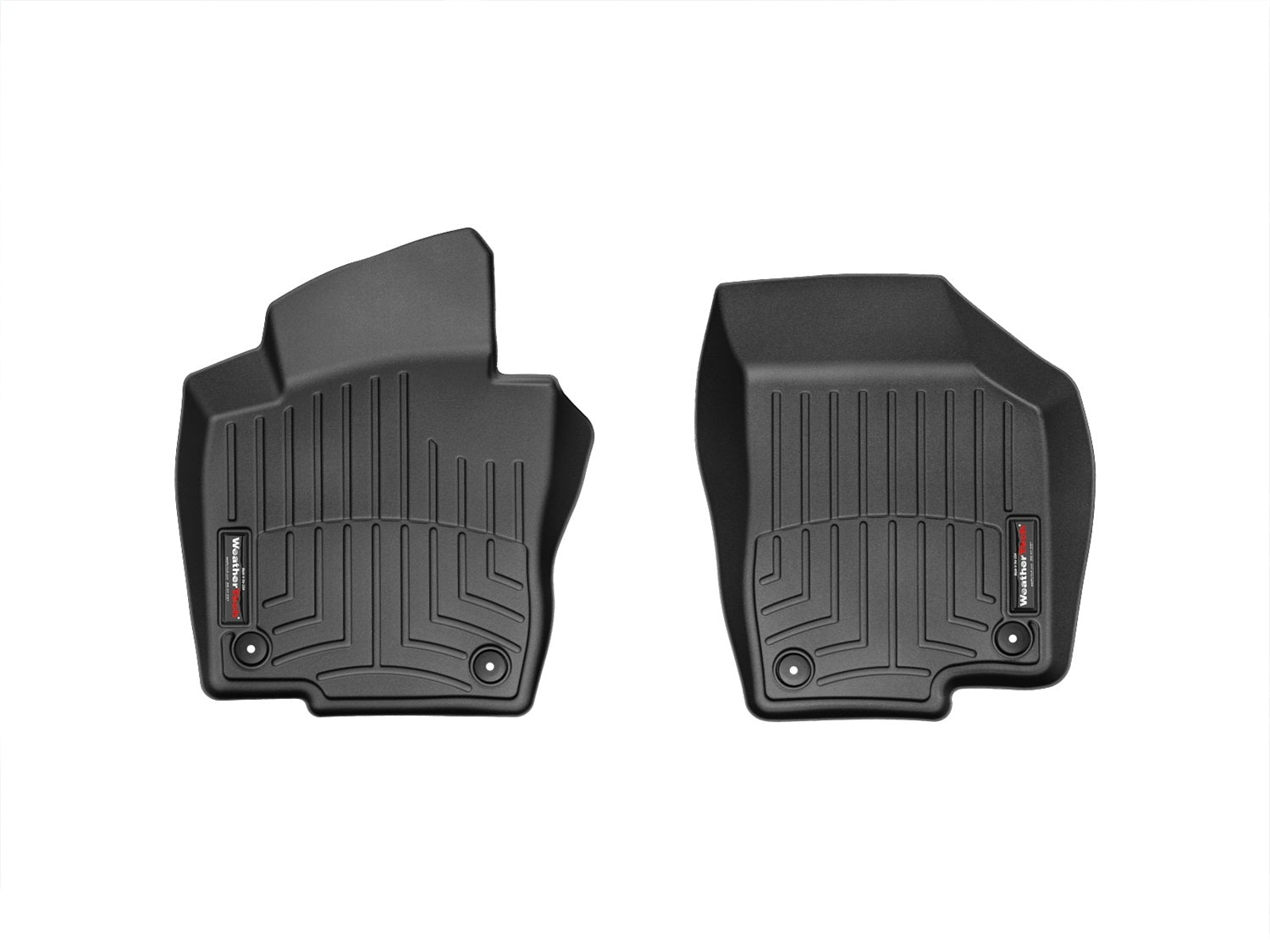 Weathertech 443841 FloorLiner™ DigitalFit®; Black; Front; Weathertech 443841