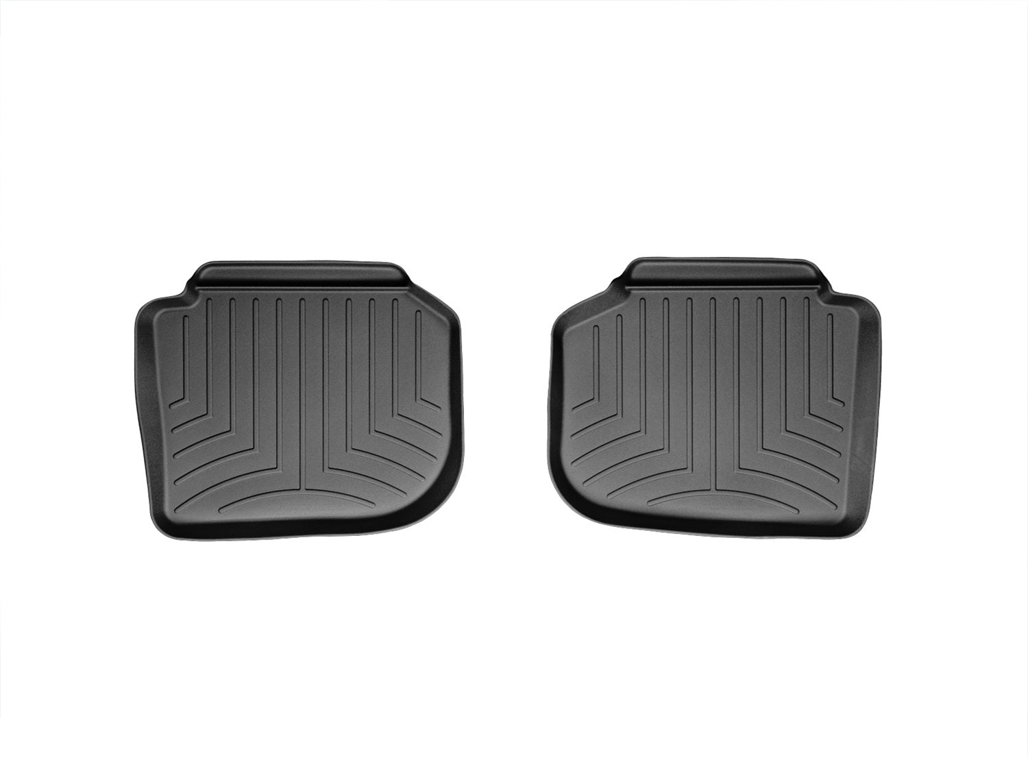 Weathertech 443842 FloorLiner™ DigitalFit®; Black; Rear; 2 Pieces; Weathertech 443842