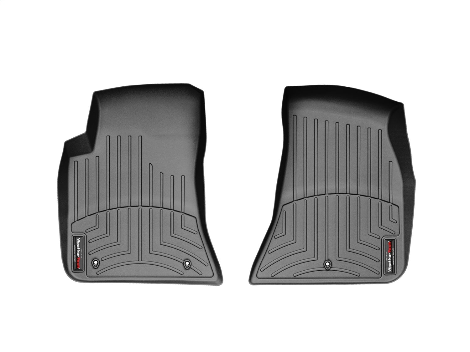 Weathertech 443861 FloorLiner™ DigitalFit®; Black; Front; Weathertech 443861