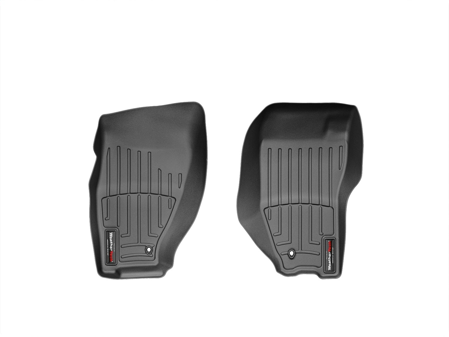 Weathertech 443881 FloorLiner™ DigitalFit®; Black; Front; Weathertech 443881