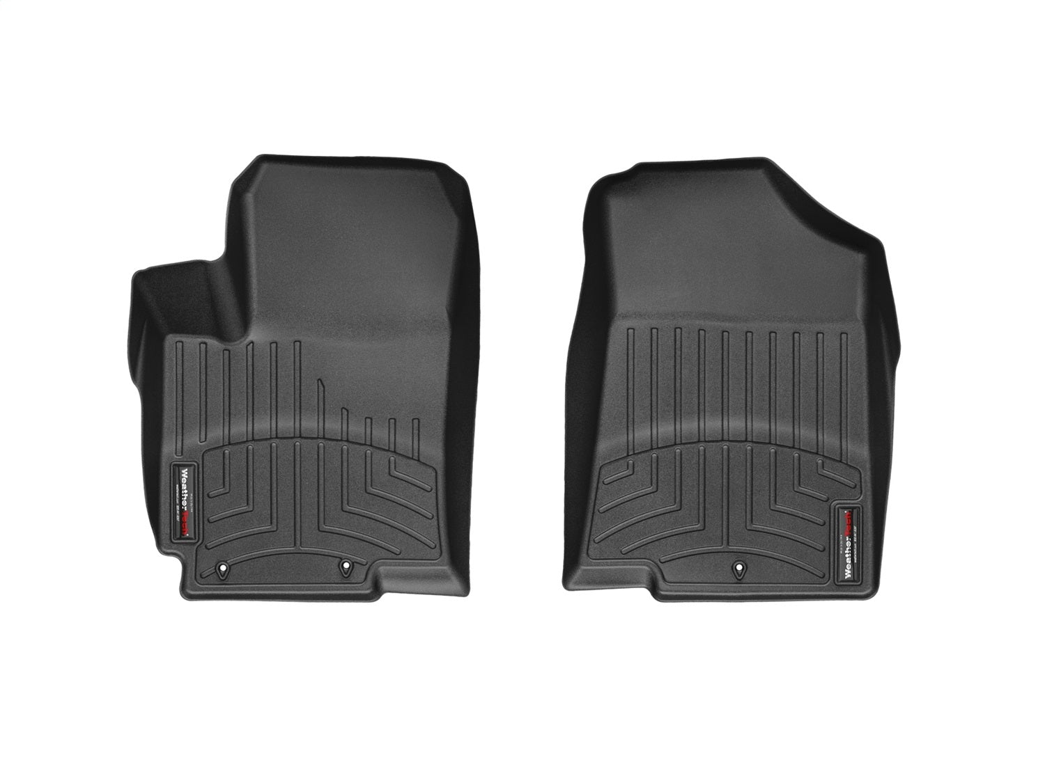 Weathertech 443951 FloorLiner™ DigitalFit®; Black; Front; Weathertech 443951