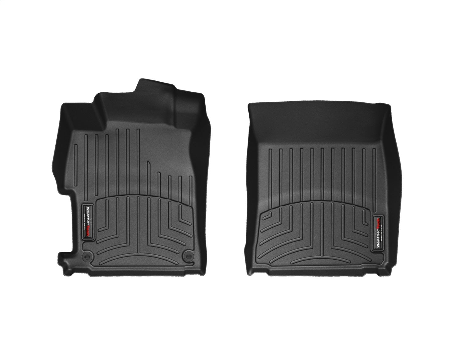 Weathertech 443961 FloorLiner™ DigitalFit®; Black; Front; Weathertech 443961