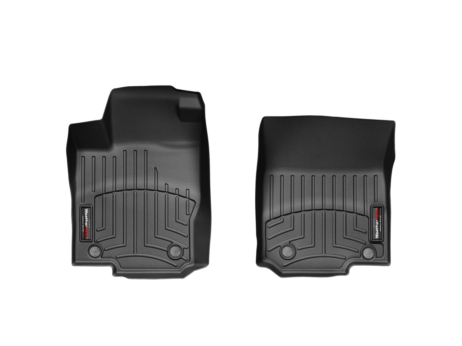 Weathertech 444011 FloorLiner™ DigitalFit®; Black; Front; Weathertech 444011