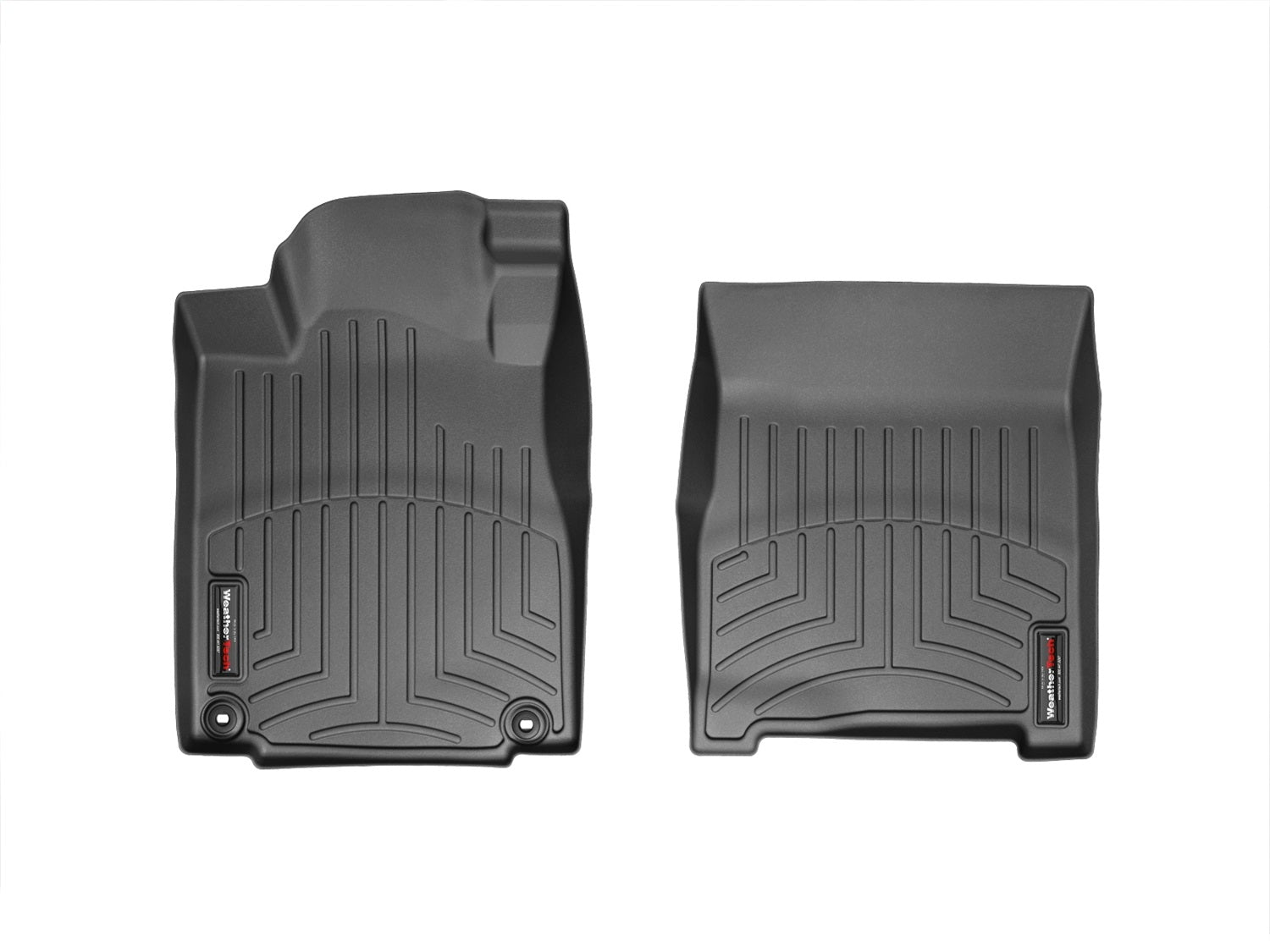 Weathertech 444021 FloorLiner™ DigitalFit®; Black; Front; Weathertech 444021