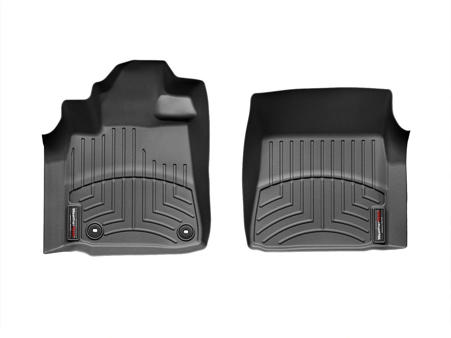 Weathertech 444081 FloorLiner™ DigitalFit®; Black; Front; Weathertech 444081
