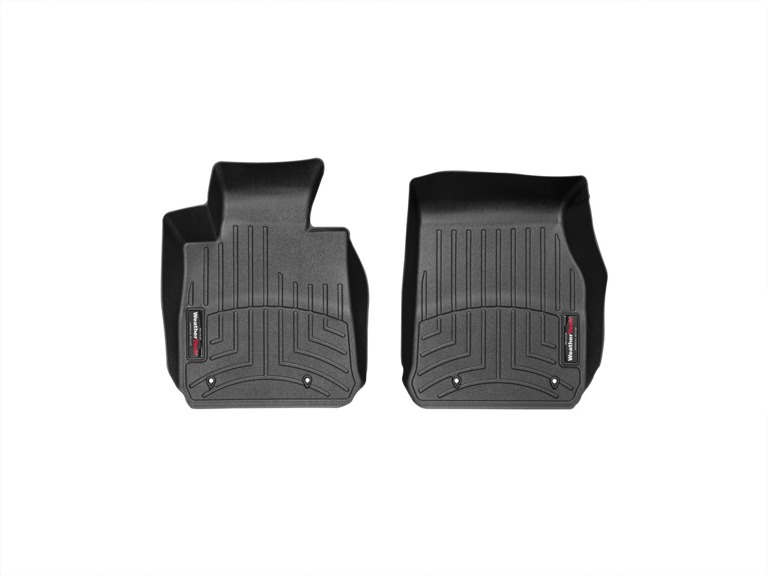 Weathertech 444101 FloorLiner™ DigitalFit®; Black; Front; Weathertech 444101