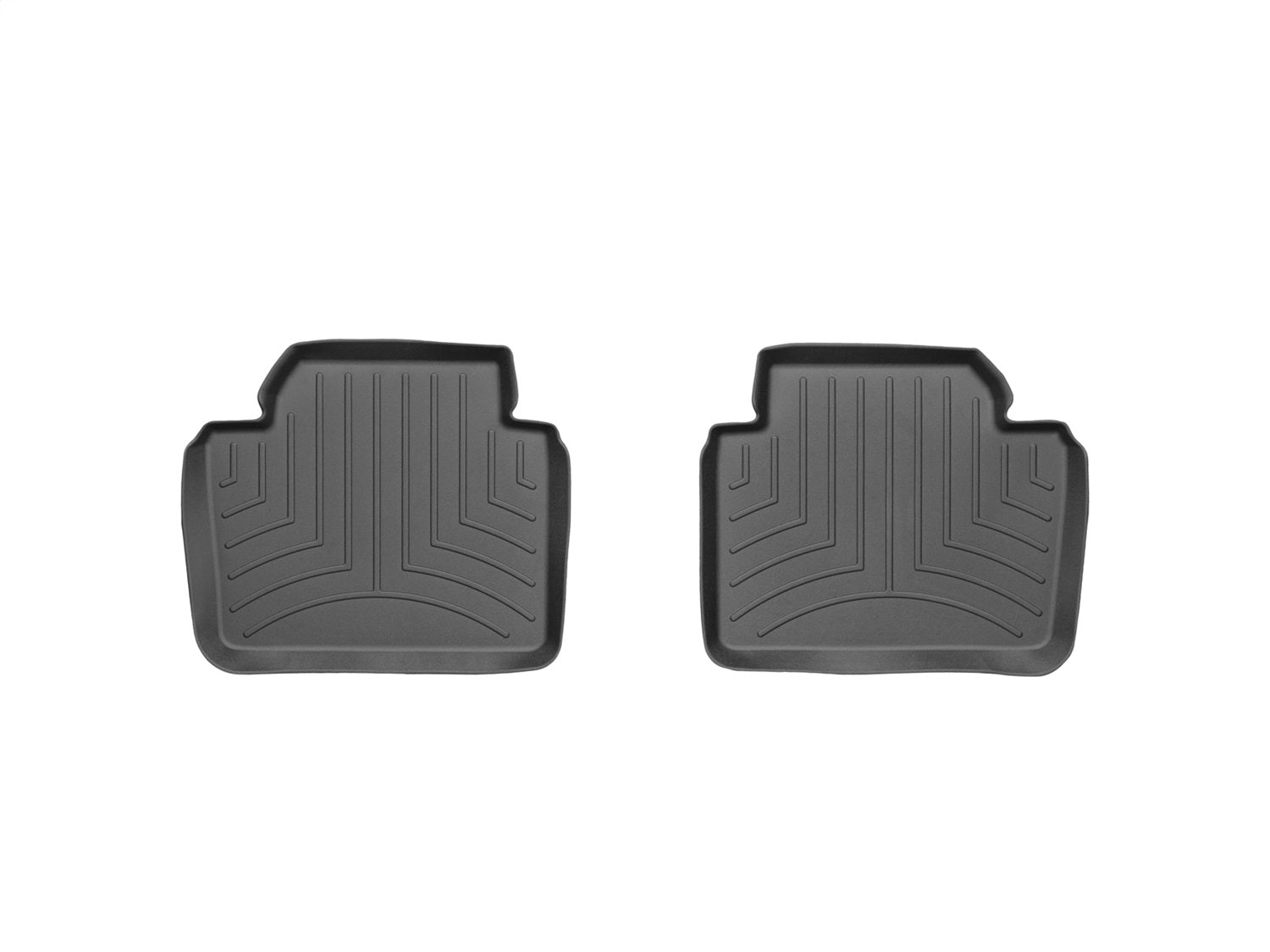 Weathertech 444102 FloorLiner™ DigitalFit®; Black; Rear; 2 Pieces; Weathertech 444102