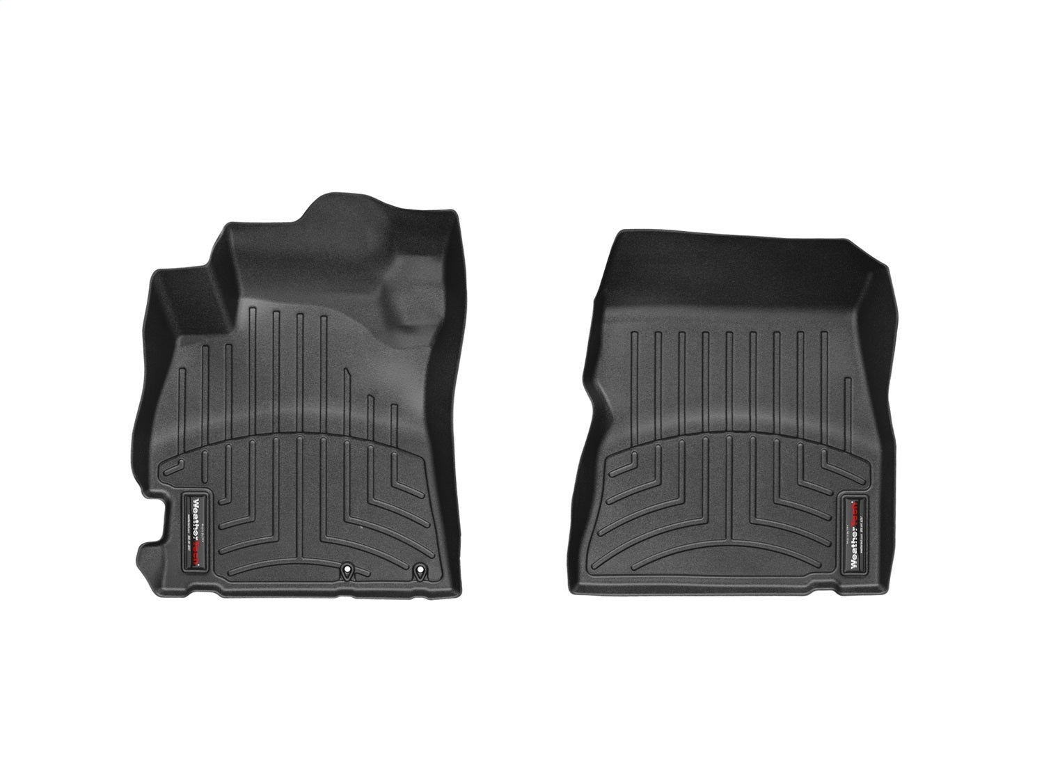Weathertech 444111 FloorLiner™ DigitalFit®; Black; Front; Weathertech 444111
