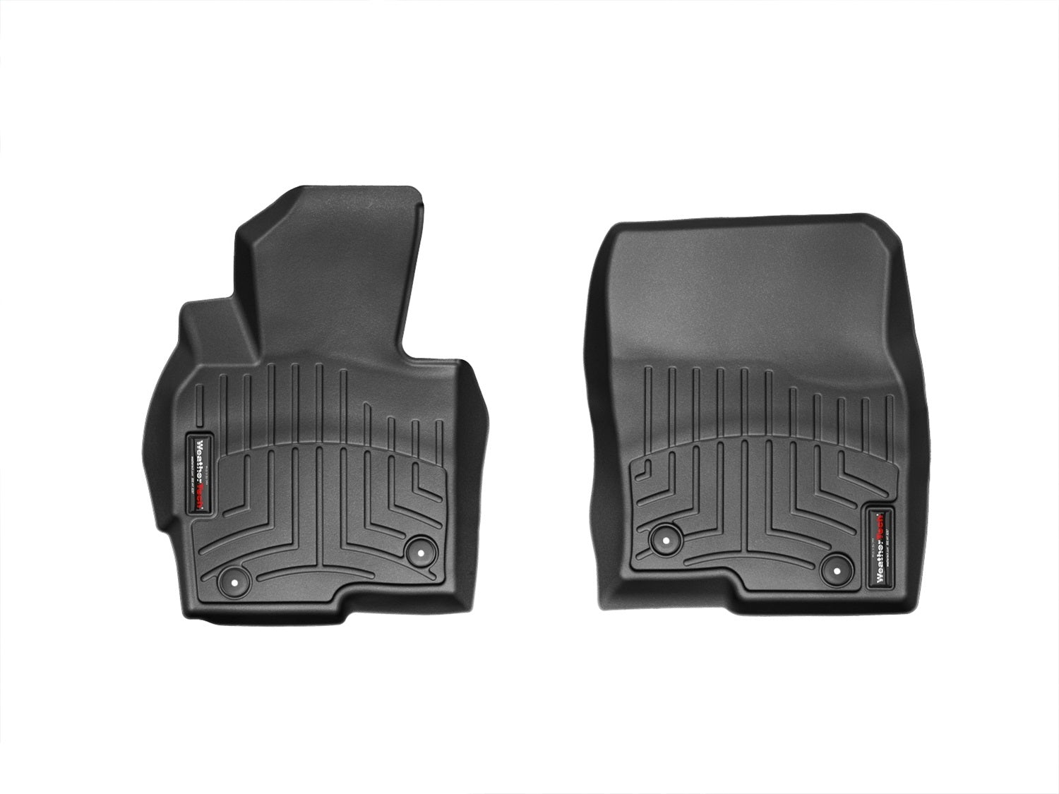 Weathertech 444191 FloorLiner™ DigitalFit®; Black; Front; Weathertech 444191