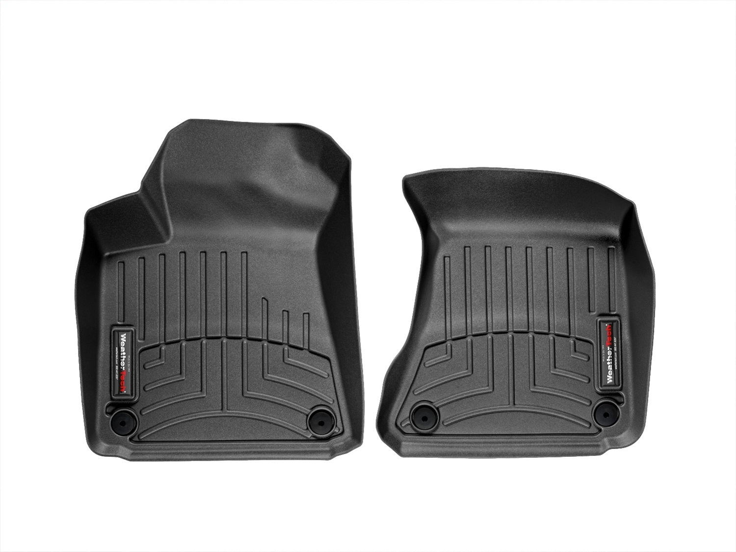 Weathertech 444201 FloorLiner™ DigitalFit®; Black; Front; Weathertech 444201