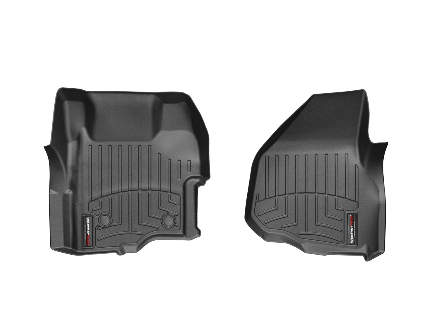 Weathertech 444261 FloorLiner™ DigitalFit®; Black; Front; Weathertech 444261
