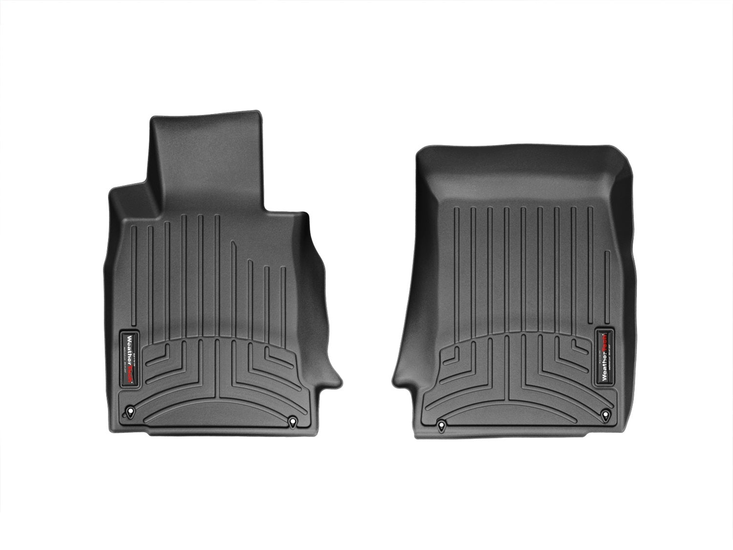 Weathertech 444281 FloorLiner™ DigitalFit®; Black; Front; Weathertech 444281