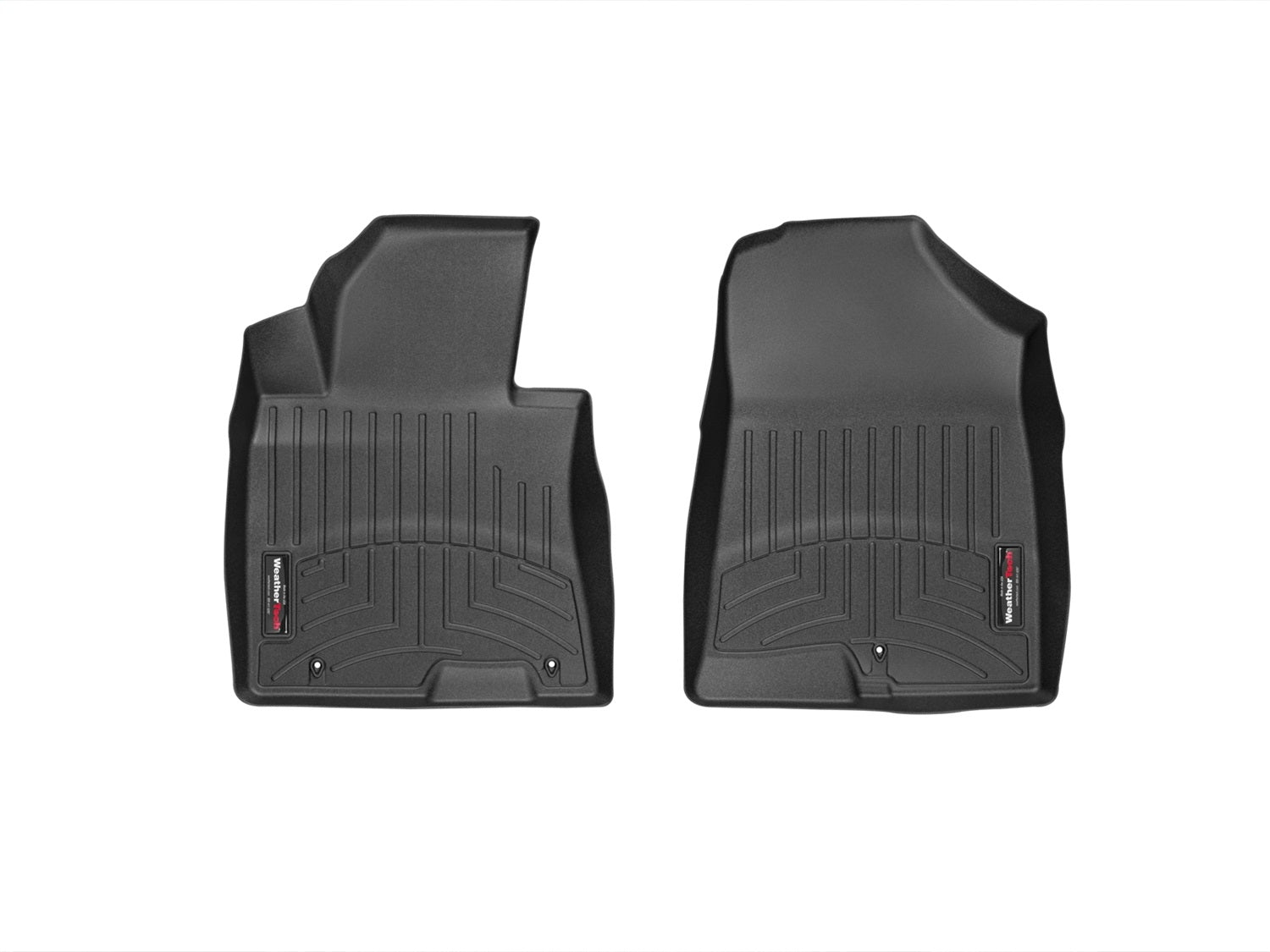 Weathertech 444291 FloorLiner™ DigitalFit®; Black; Front; Weathertech 444291