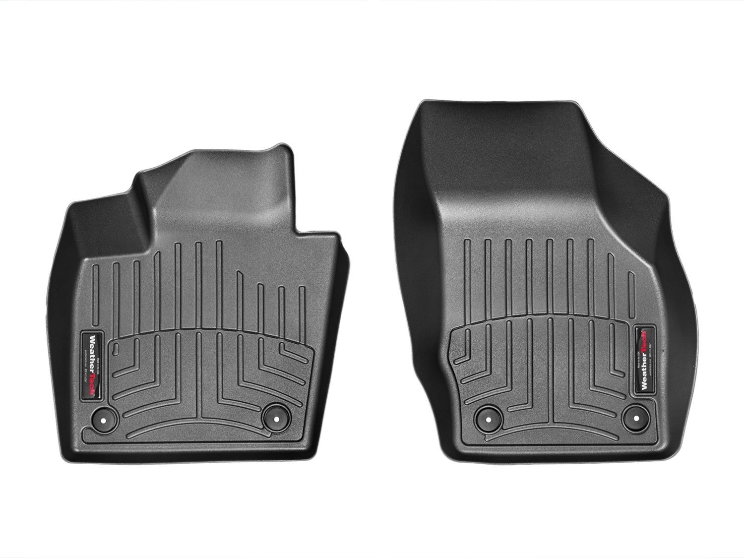 Weathertech 444391 FloorLiner™ DigitalFit®; Black; Front; Weathertech 444391