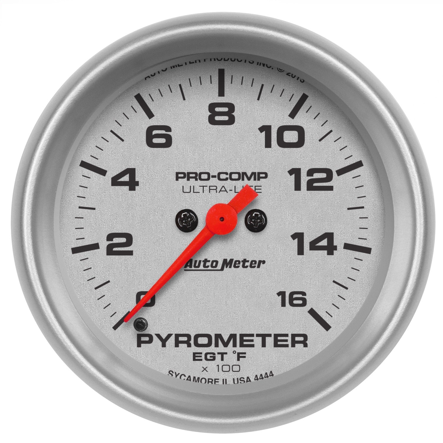 AutoMeter 4444 GAUGE; PYROMETER (EGT); 2 5/8in.; 1600deg.F; DIGITAL STEPPER MOTOR; ULTRA-LITE AutoMeter 4444