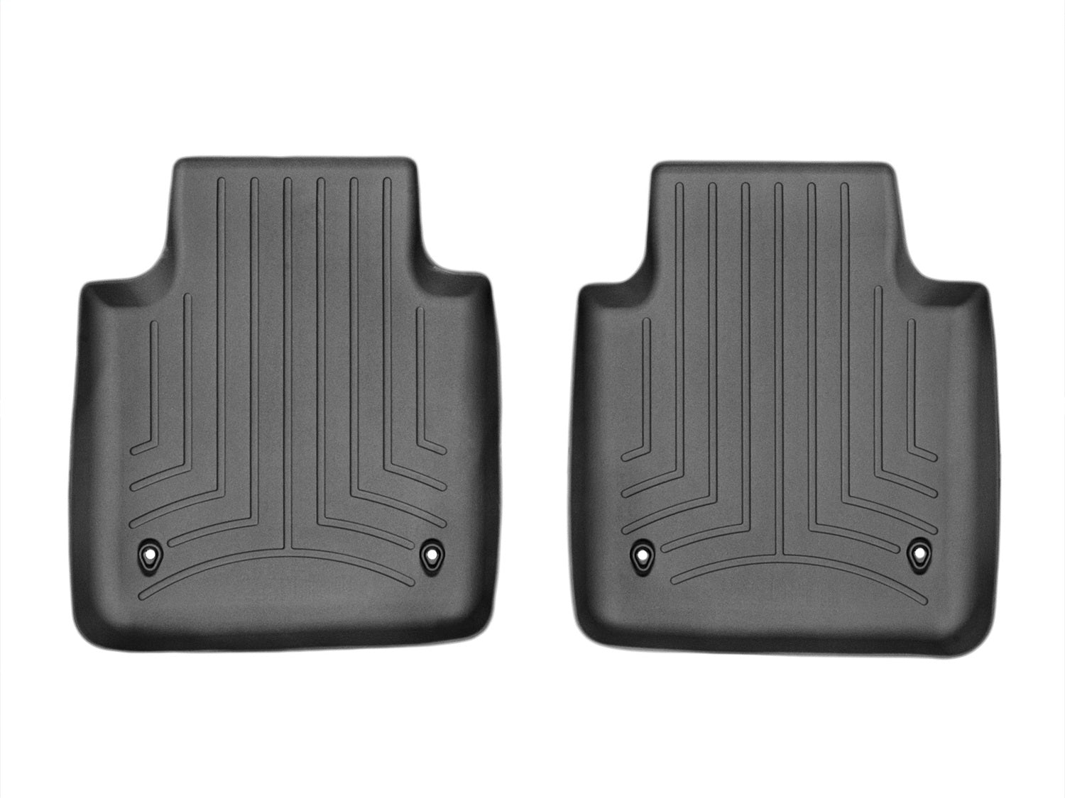 Weathertech 444474 FloorLiner™ DigitalFit®; Black; Rear; Weathertech 444474