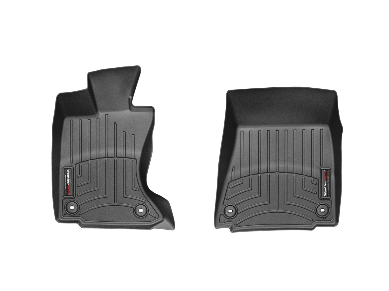 Weathertech 444551 FloorLiner™ DigitalFit®; Black; Front; Weathertech 444551