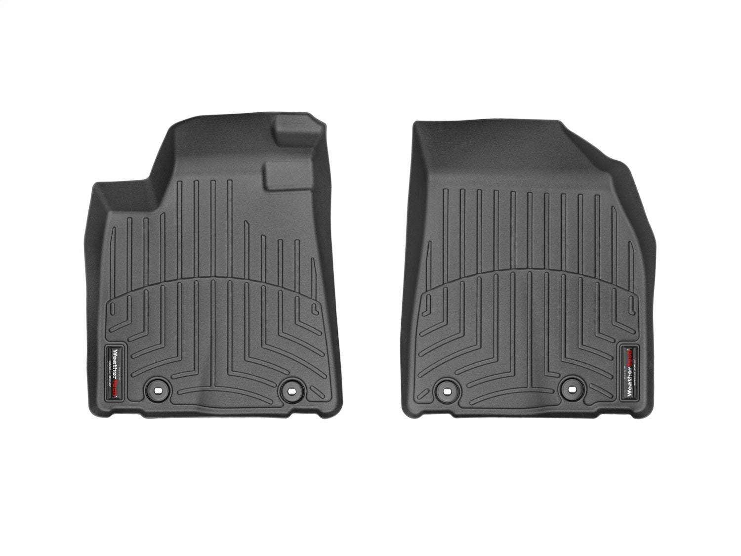 Weathertech 444561 FloorLiner™ DigitalFit®; Black; Front; Weathertech 444561