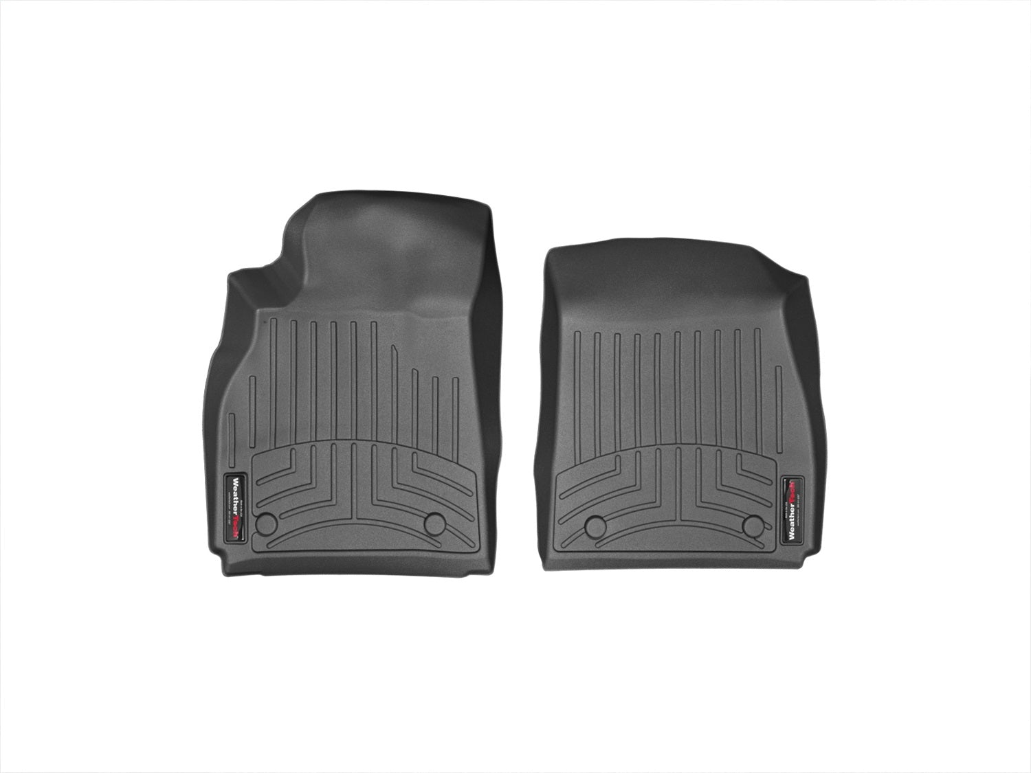 Weathertech 444601 FloorLiner™ DigitalFit®; Black; Front; Weathertech 444601