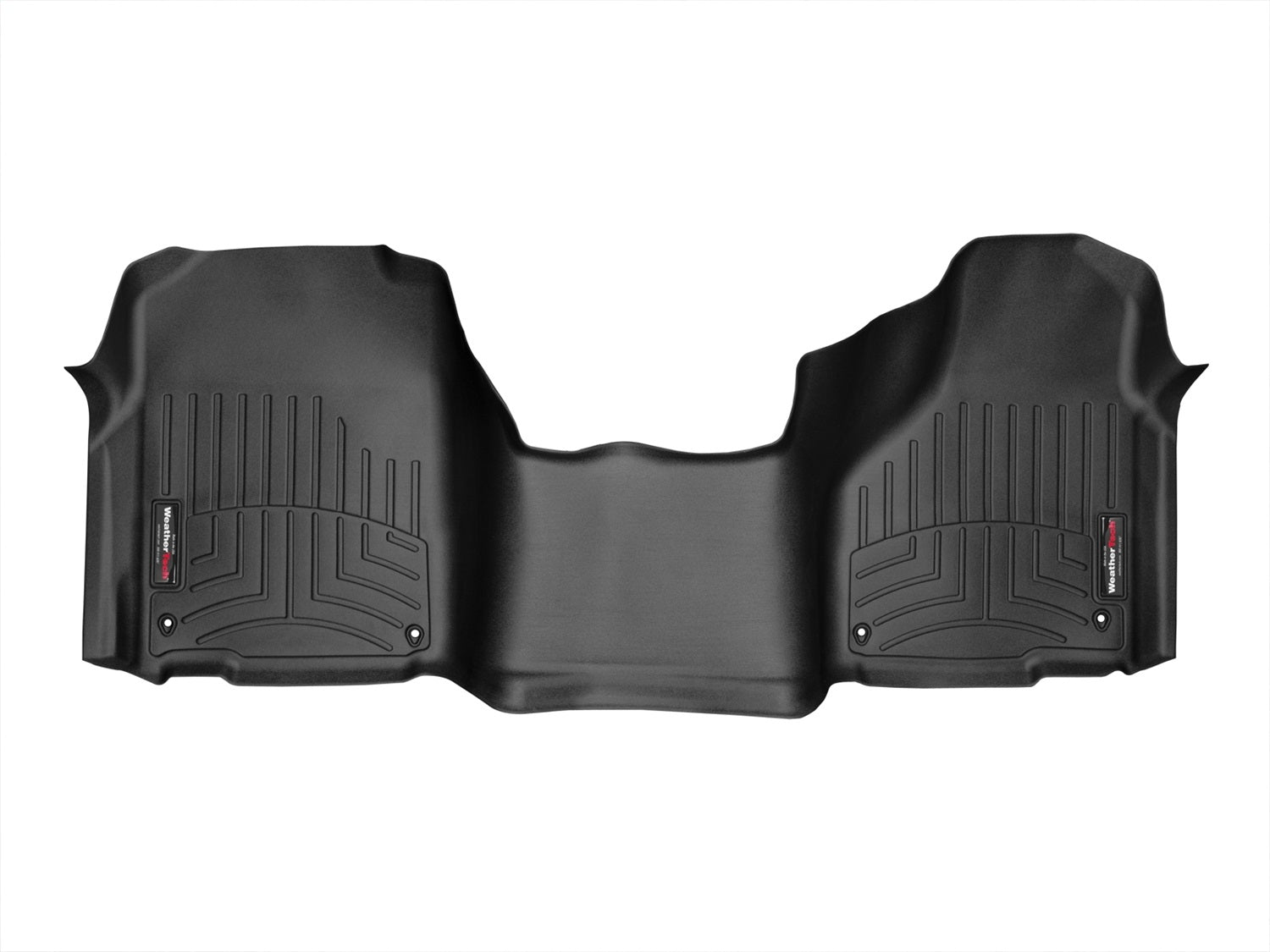 Weathertech 444641 FloorLiner™ DigitalFit®; Black; Front; Over The Hump; Weathertech 444641