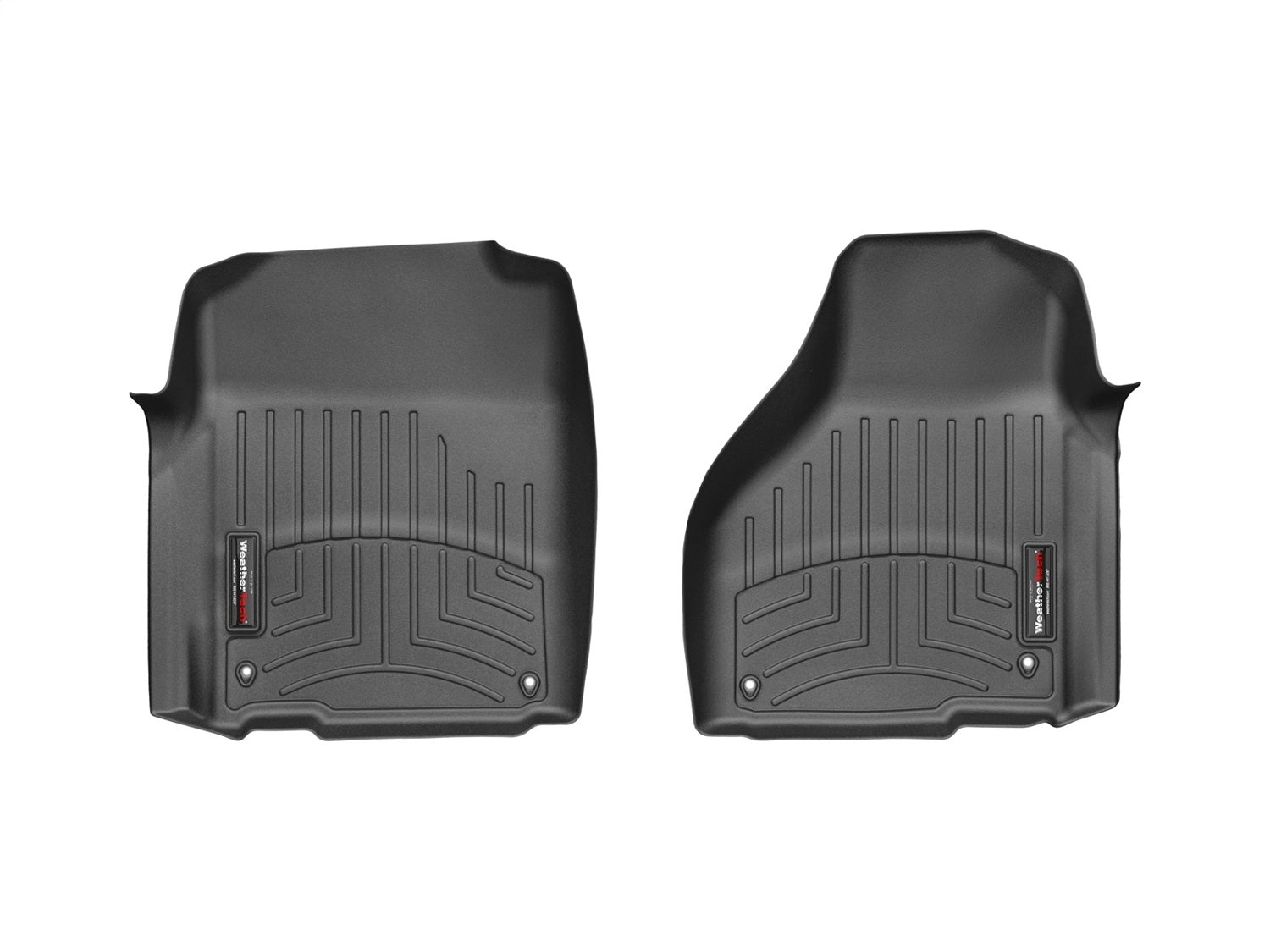 Weathertech 444651 FloorLiner™ DigitalFit®; Black; Front; Weathertech 444651