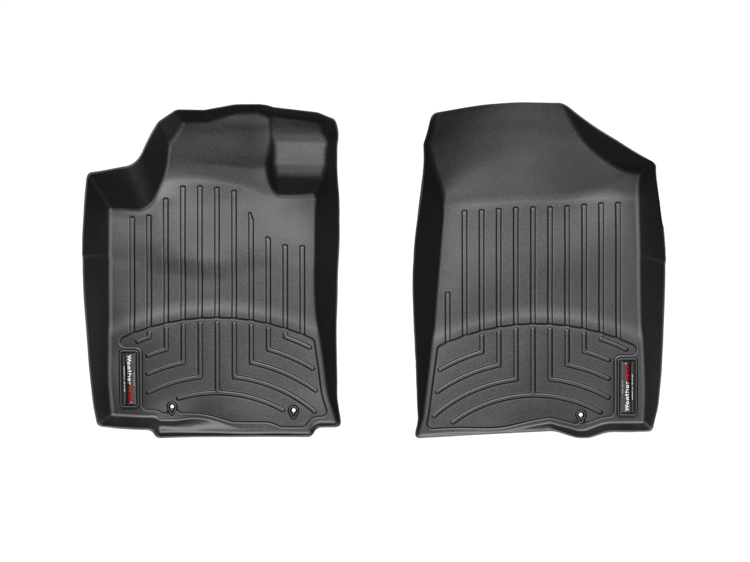 Weathertech 444661 FloorLiner™ DigitalFit®; Black; Front; Weathertech 444661