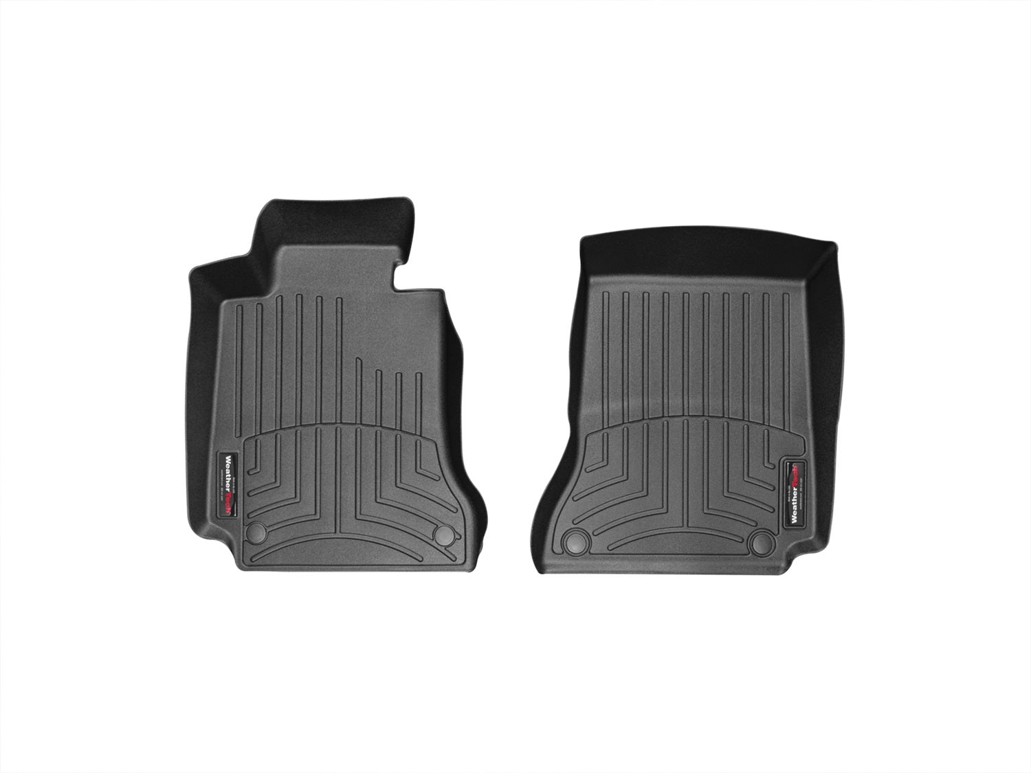 Weathertech 444701 FloorLiner™ DigitalFit®; Black; Front; Weathertech 444701