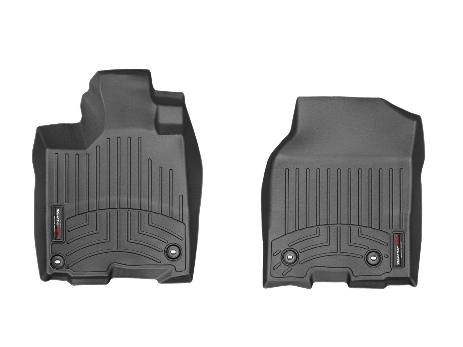 Weathertech 444711 FloorLiner™ DigitalFit®; Black; Front; Weathertech 444711