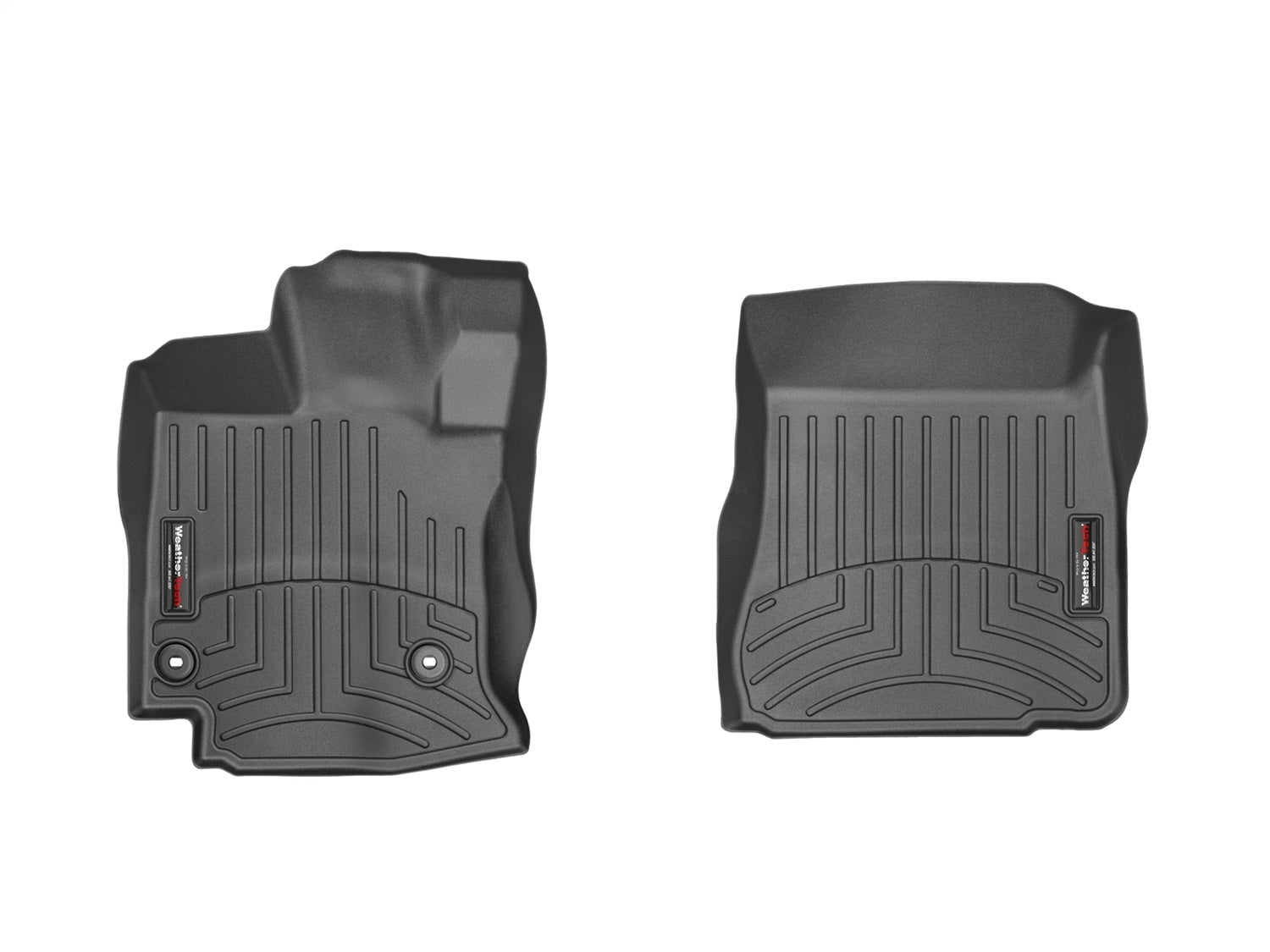 Weathertech 444721 FloorLiner™ DigitalFit®; Black; Front; Weathertech 444721