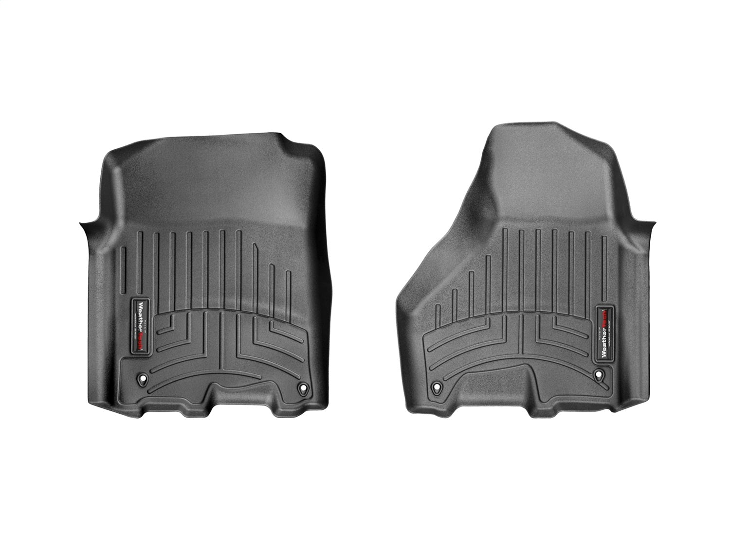 Weathertech 444781 FloorLiner™ DigitalFit®; Black; Front; Weathertech 444781