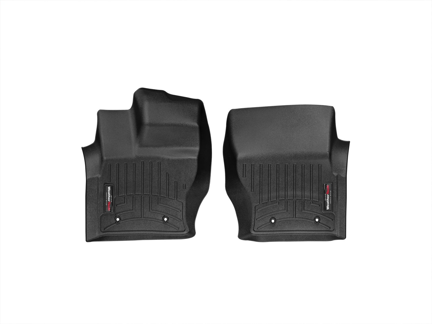 Weathertech 444801 FloorLiner™ DigitalFit®; Black; Front; Weathertech 444801