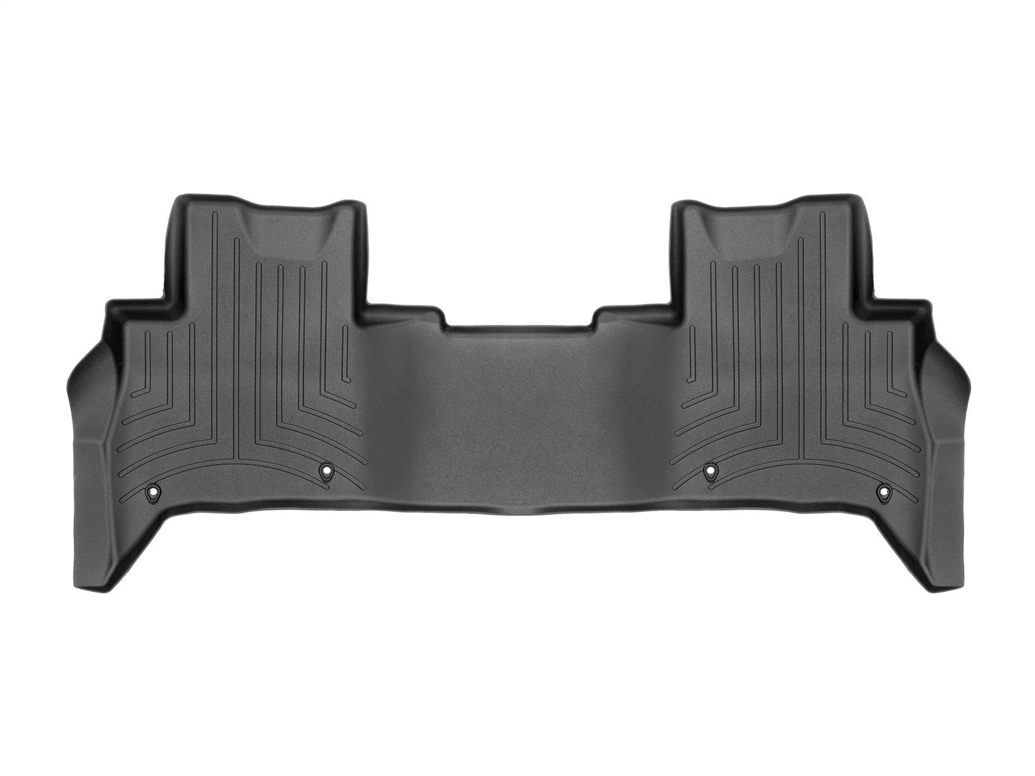 Weathertech 444806 FloorLiner™ DigitalFit®; Black; Rear; Weathertech 444806