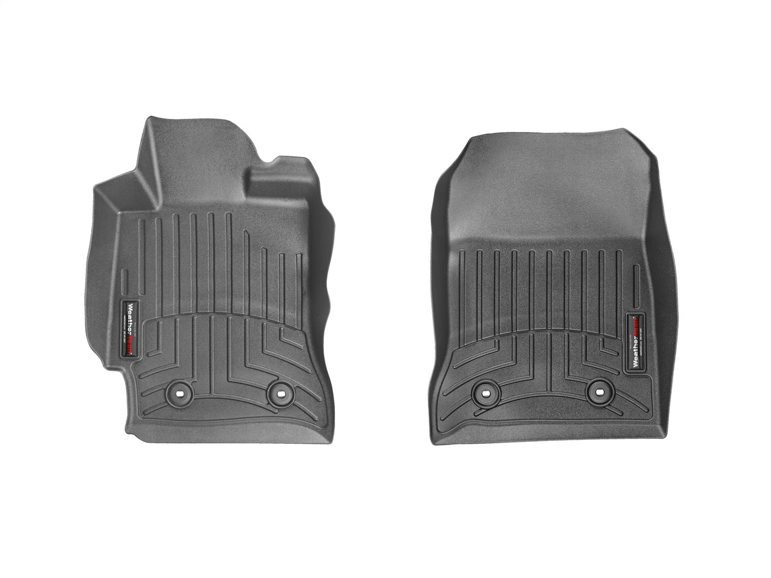 Weathertech 444821 FloorLiner™ DigitalFit®; Black; Front; Weathertech 444821