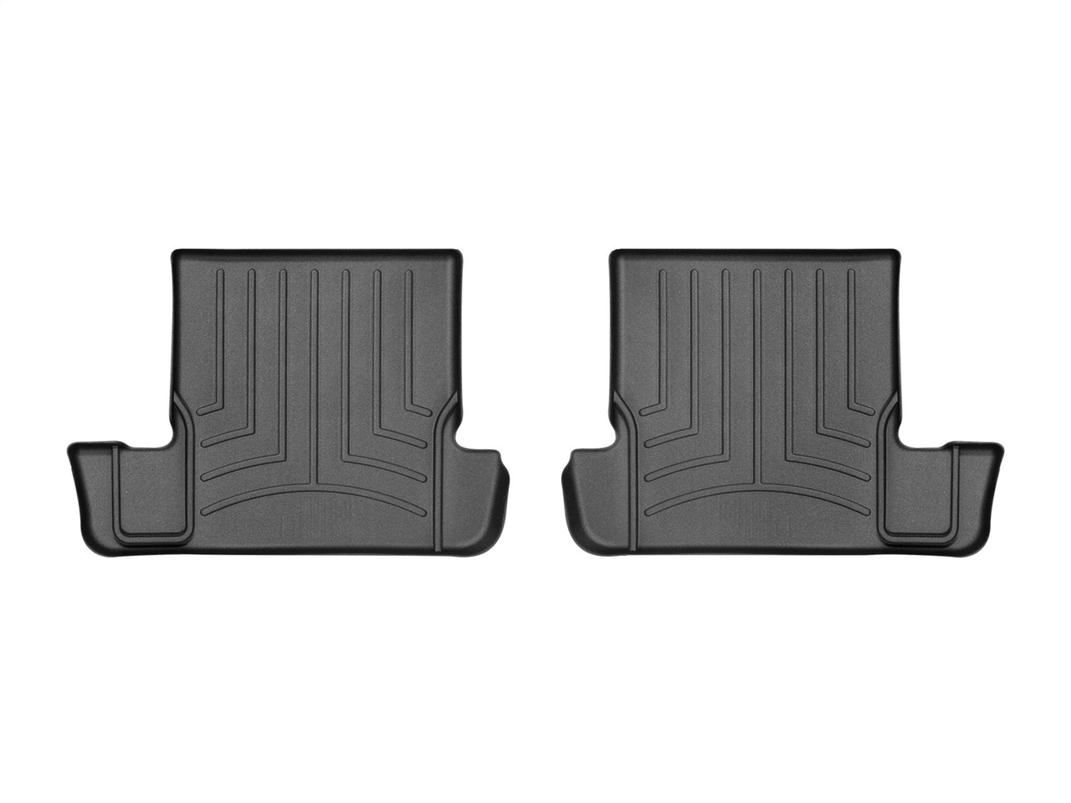 Weathertech 444822 FloorLiner™ DigitalFit®; Black; Rear; 2 Pieces; Weathertech 444822