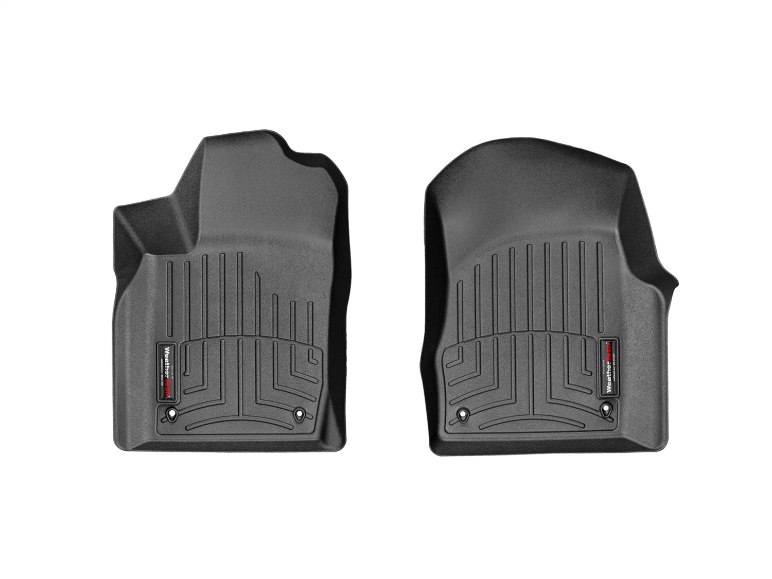 Weathertech 444851 FloorLiner™ DigitalFit®; Black; Front; Weathertech 444851