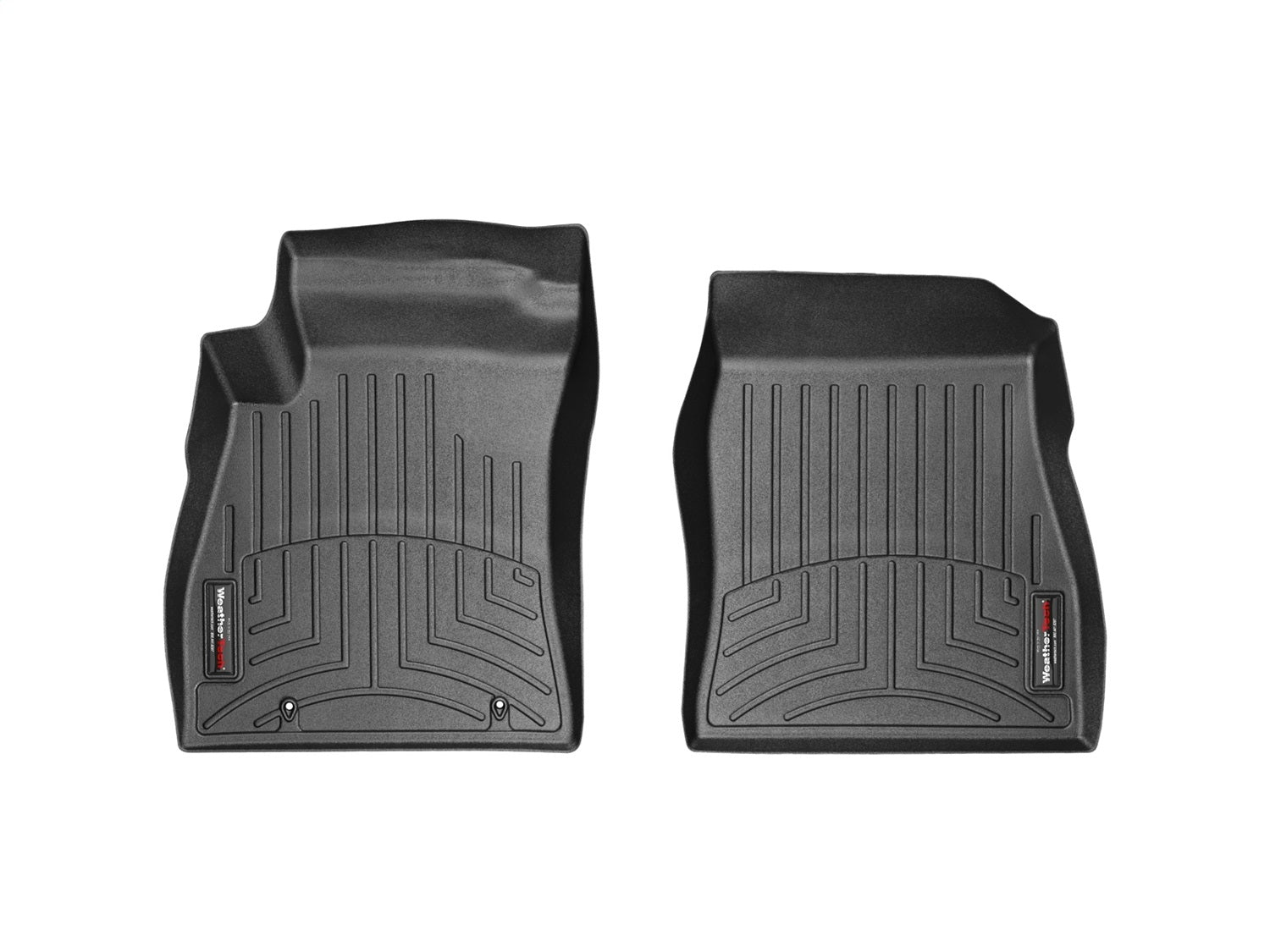 Weathertech 444911 FloorLiner™ DigitalFit®; Black; Front; Weathertech 444911