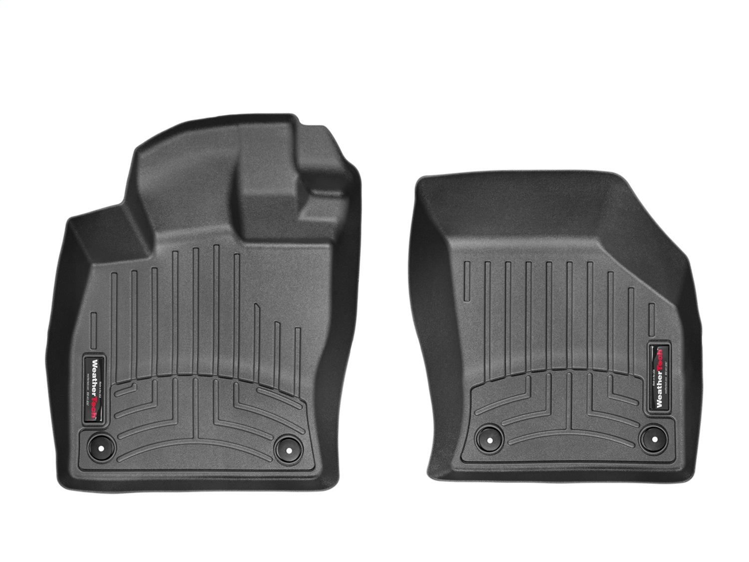 Weathertech 444961 FloorLiner™ DigitalFit®; Black; Front; Weathertech 444961