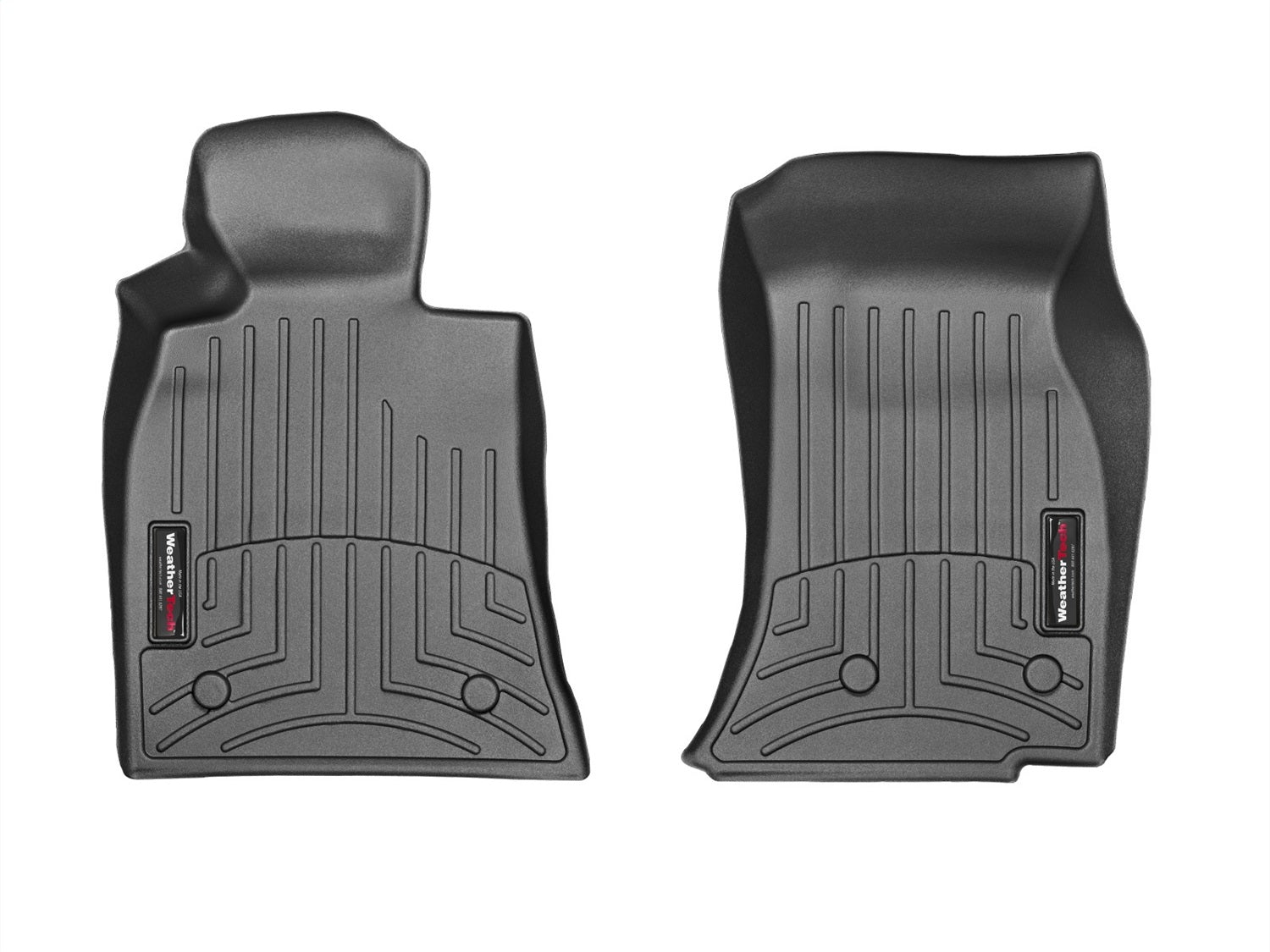 Weathertech 444971 FloorLiner™ DigitalFit®; Black; Front; Weathertech 444971