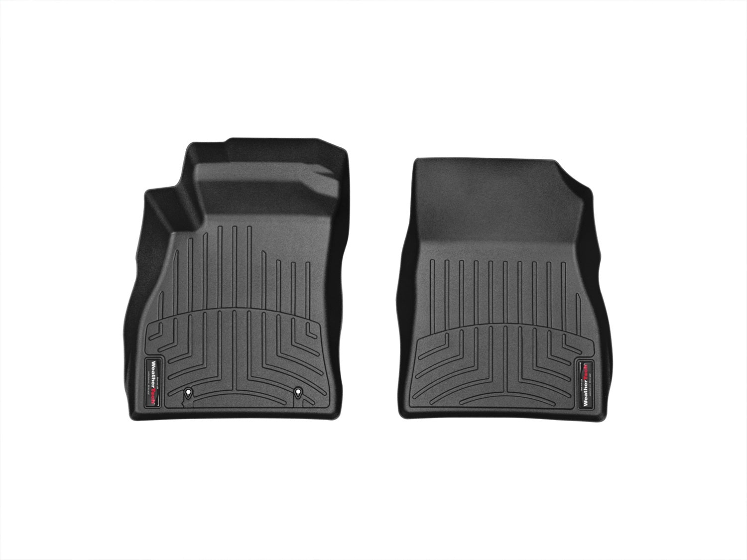 Weathertech 445041 FloorLiner™ DigitalFit®; Black; Front; Weathertech 445041