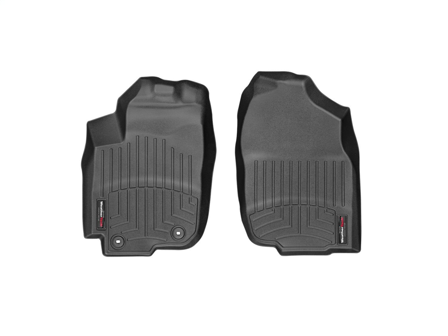 Weathertech 445101 FloorLiner™ DigitalFit®; Black; Front; Weathertech 445101