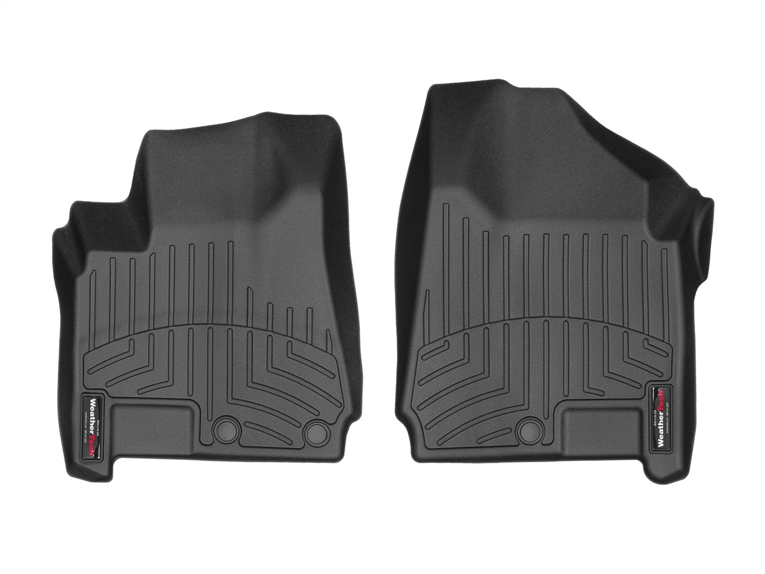 Weathertech 445211 FloorLiner™ DigitalFit®; Black; Front; Weathertech 445211