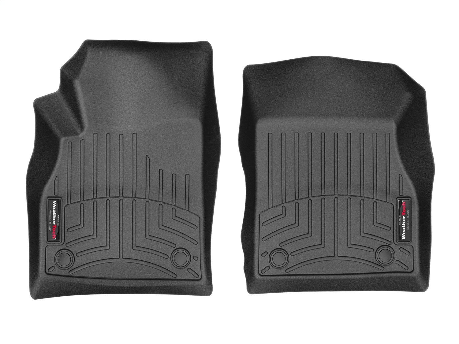 Weathertech 445231 FloorLiner™ DigitalFit®; Black; Front; Weathertech 445231