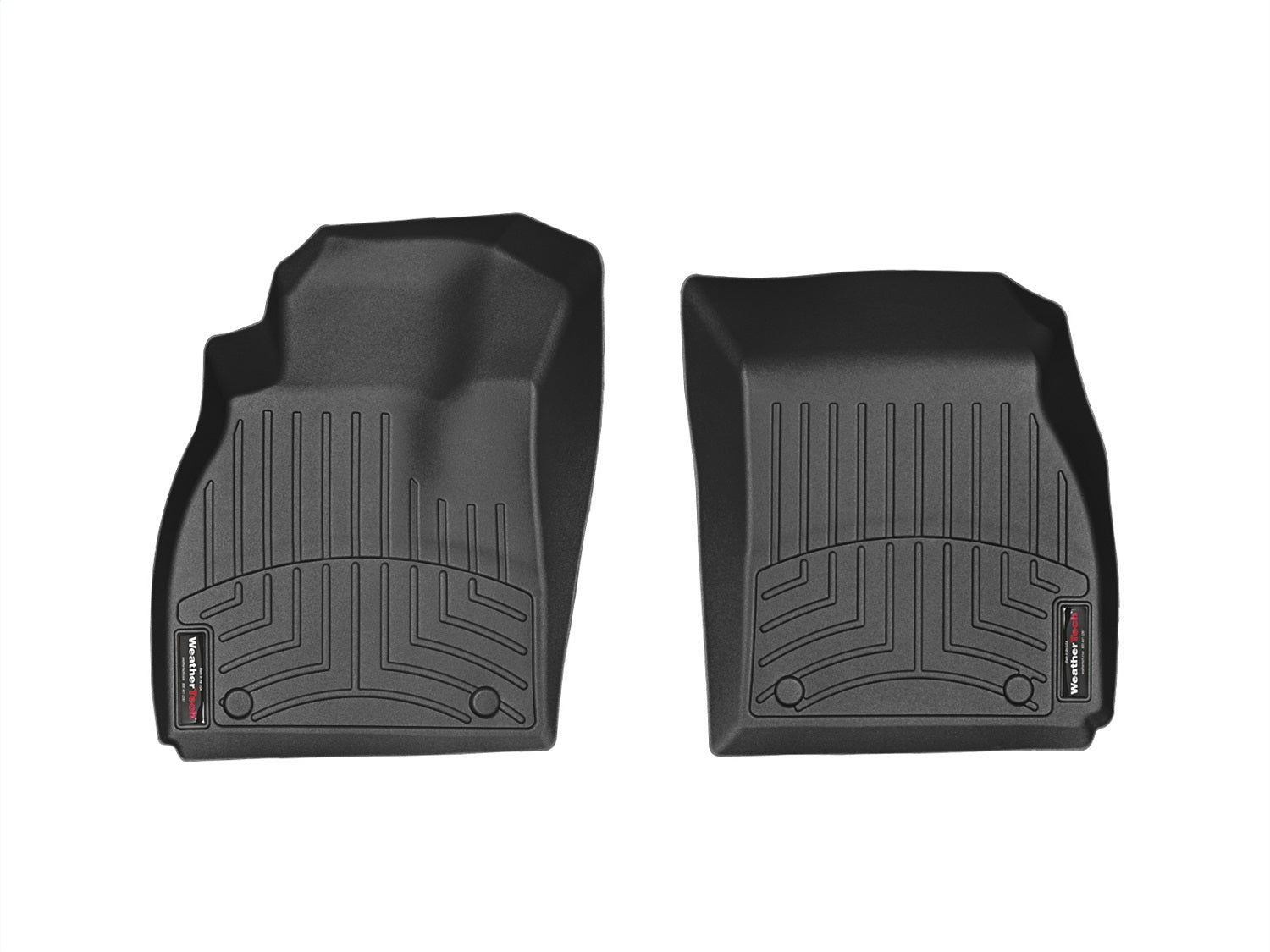 Weathertech 445241 FloorLiner™ DigitalFit®; Black; Front; Weathertech 445241