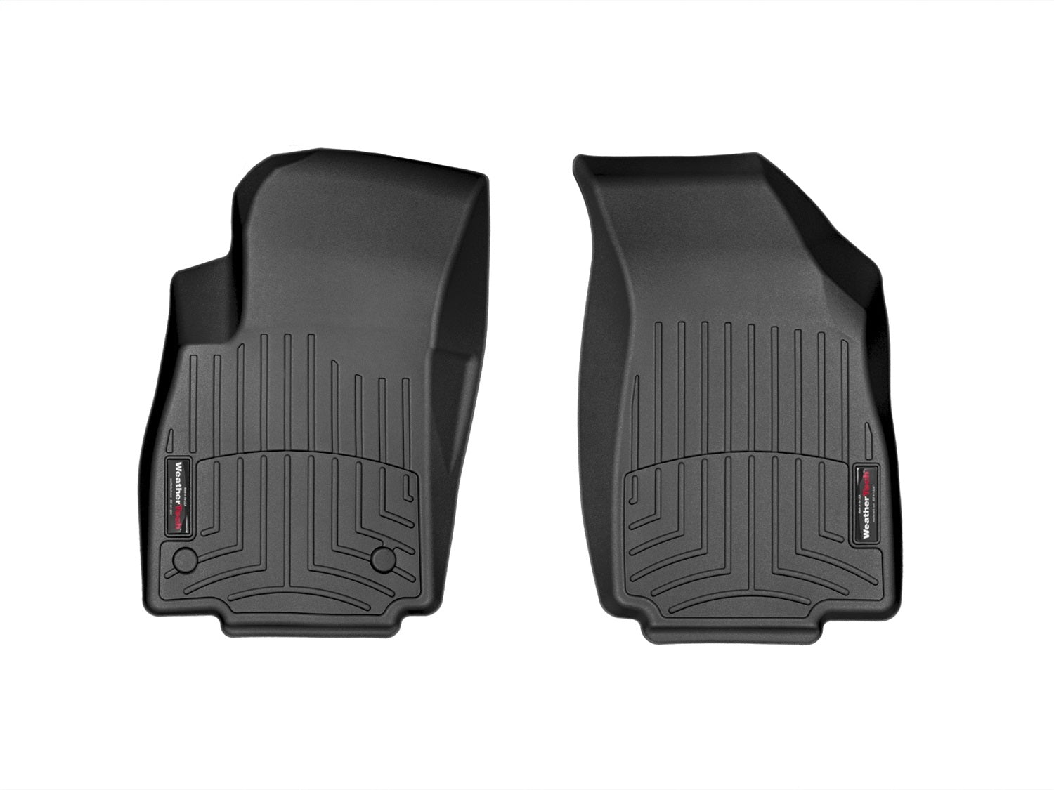 Weathertech 445321 FloorLiner™ DigitalFit®; Black; Front; Weathertech 445321