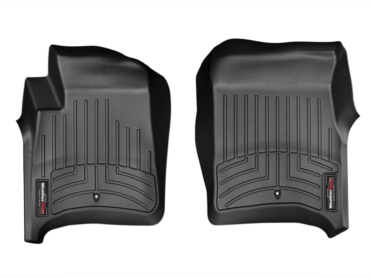 Weathertech 445331 FloorLiner™ DigitalFit®; Black; Front; Weathertech 445331